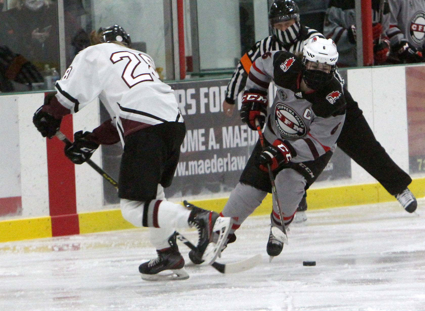 Prep girls hockey state semifinals: Chippewa Falls/Menomonie at Central Wisconsin 2-17-21